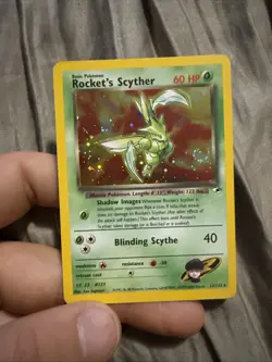 Rocket's Scyther (13/132) 2000 - Gym Heroes Holo Unlimited Pokemon Card Lp🌀 - Image 1