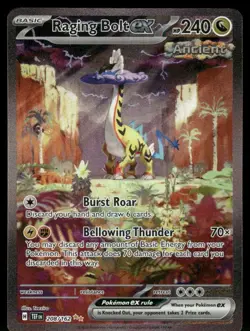 Pokemon Cards Raging Bolt ex 208/162 Temporal Forces NM - Image 1