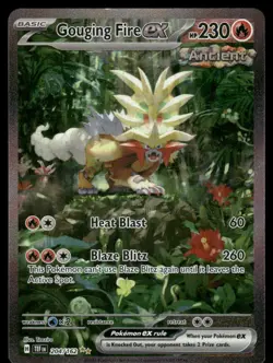 Pokemon Cards Gouging Fire ex 204/162 Temporal Forces NM - Image 1