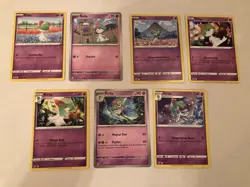 Lot Of 7 Ralts and Kirlia Pokemon Cards - Image 1