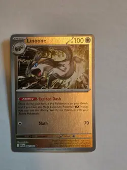 Linoone 082/094 Phantasmal Flames PFL Reverse Holo uncommon Pokemon Card - Image 1