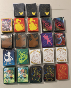 Pokemon Lot Of 23 Various ETB Card Sleeves Factory Sealed New - Image 1
