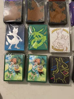 Pokemon Lot Of 23 Various ETB Card Sleeves Factory Sealed New - Image 3