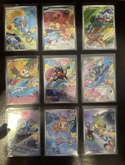 Pokemon 2026 First Partner Illustration Collection Series 1 Promos Set 9 Cards - Image 1