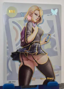 Gwen Stacy INS Card Goddess Story Anime CCG Goddess Of Power Waifu INS-012 - Image 2