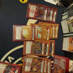 Wizards of the Coast Kaijudo Mixed Card Lot Dragon Knight Voltan Playmat Tokens - Image 2