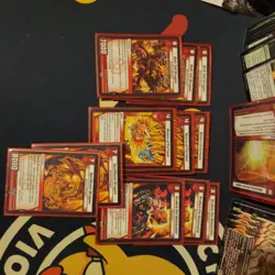 Wizards of the Coast Kaijudo Mixed Card Lot Dragon Knight Voltan Playmat Tokens - Image 3