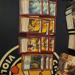 Wizards of the Coast Kaijudo Mixed Card Lot Dragon Knight Voltan Playmat Tokens - Image 5