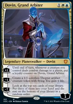 MTG Dovin, Grand Arbiter (153/188) Innistrad Crimson Vow Commander LP - Image 1