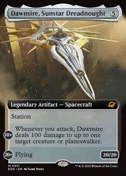 Dawnsire, Sunstar Dreadnought Extended Art Regular - Edge Of Eternities MTG-NM - Image 1