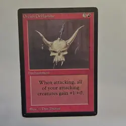 MTG BETA - Orcish Oriflamme LP/NM - Image 1