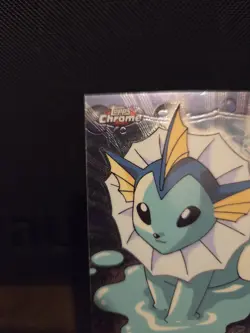 Pokemon Topps Chrome Vaporeon #134 Foil Holo TV Animation Edition 2000 🌟🌟🌟 - Image 2
