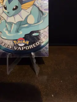 Pokemon Topps Chrome Vaporeon #134 Foil Holo TV Animation Edition 2000 🌟🌟🌟 - Image 4