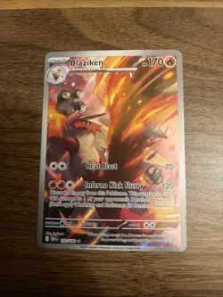 Pokemon TCG - S&V - Destined Rivals - Blaziken 192/182 - Illustration Rare - NM - Image 1