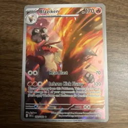 Pokemon TCG - S&V - Destined Rivals - Blaziken 192/182 - Illustration Rare - NM - Image 2