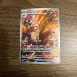 Pokemon TCG - S&V - Destined Rivals - Blaziken 192/182 - Illustration Rare - NM - Image 3
