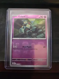 Golett (Master Ball Pattern) 042/086Sv: Black Bolt Holo NM - Image 1