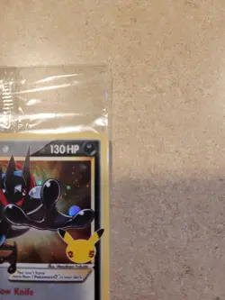 Pokemon TCG Greninja Gold Star SWSH144 - Celebrations Black Star Promo - Sealed - Image 3
