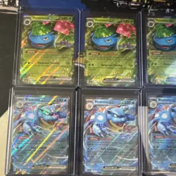 Pokemon Stellar Crown Holo Lot 8x Venusaur EX Blastoise EX English Nintendo - Image 2