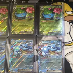 Pokemon Stellar Crown Holo Lot 8x Venusaur EX Blastoise EX English Nintendo - Image 3