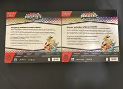 Pokemon TCG Scarlet & Violet Prismatic Evolutions Poster Collection Box Lot of 2 - Image 2
