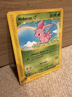 Pokemon TCG Nidoran 96/147 Aquapolis Common WOTC LP - Image 2