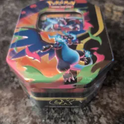 Pokemon Mega Charizard X ex Factory Sealed Tin Box - Charizard X Ex - Image 2