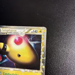 Pokemon Ampharos Prime 105/123 Heartgold & Soulsilver Ultra Rare Holo 140 HP - Image 4
