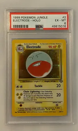 Pokemon Jungle Electrode PSA 6 PSA # 49815016 - Image 1