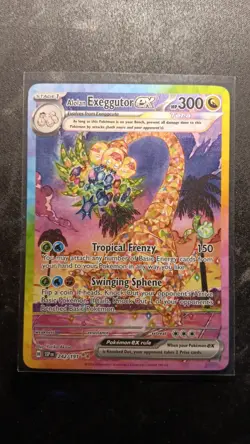 Alolan Exeggutor ex 242/191 Sv08: Surging Sparks Holo NM - Image 1