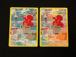 x2 Pokemon TCG Octillery TG03/TG30 Holo Brilliant Stars Trainer Gallery NM - Image 1