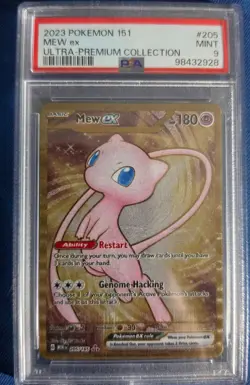 2023 POKEMON 151 ULTRA-PREM COLL #205 MEW EX PSA 9 - Image 1
