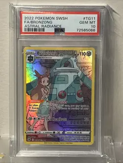 Bronzong - Astral Radiance #TG11 - 2022 Pokemon SWSH Full Art - PSA 10 Gem Mint - Image 1