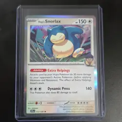 Pokemon Hop's Snorlax 117/159 SV09: Journey Together Rare Holo - Image 1
