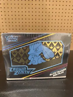 Crown Zenith Pokemon Center Elite Trainer Box Plus ETB FACTORY SEALED - Image 1
