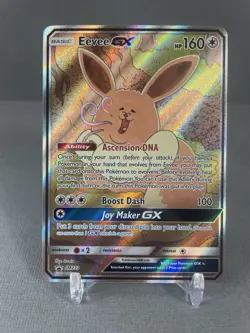 Eevee GX SM233 Sun Moon Holo NM Pokemon Promo Alt Art - Image 1