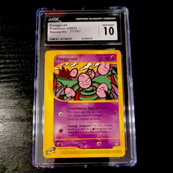 Exeggcute Aquapolis 77/147 Regular 2003 CGC Gem Mint 10 Pokemon TCG - Image 1