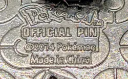 Official Nintendo Pokemon TCG Mega Charizard X Blue Enamel Collectors Pin XY - Image 3