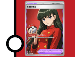 Sabrina Trainer Support Full Art Custom Pokemon Tcg - Image 3