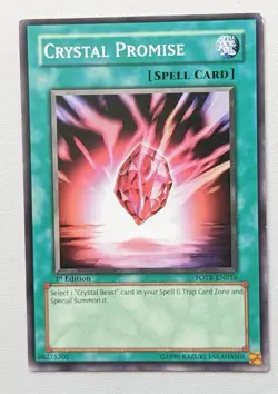 CRYSTAL PROMISE (FOTB-EN036) - Yu-Gi-Oh! Common 1st Ed. Spell - Image 1