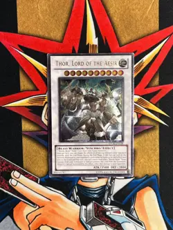 STOR-EN038 Thor, Lord Of The Aesir Ultimate Rare UNL Edition LP Yugioh Card - Image 1