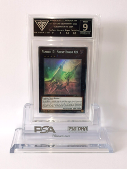 Number 101: Silent Honor ARK led9-en000 - GG 9 (BGS 9/PSA 9) Ghost Rare Yu-Gi-Oh - Image 1