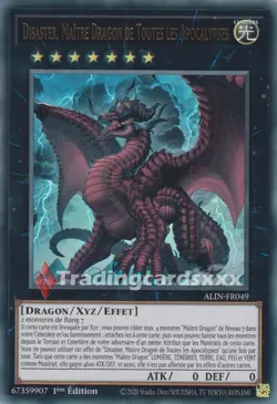 Yu-Gi-Oh! Disaster, Maitre Dragon de Toutes les Apocalypses : UR ALIN-FR049 - Image 1