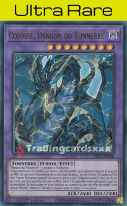 Yu-Gi-Oh! Colosse, Dragon du Tonnerre : UR RA03-FR036 - Image 1