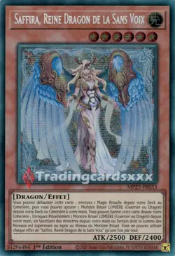 Yu-Gi-Oh! Saffira, Reine Dragon de la Sans Voix : PSE MP25-FR053 - Image 1