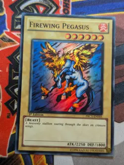 Yugioh Firewing Pegasus PRC1-EN005 Super Rare 1st Edition - LP - Image 1