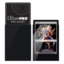 bustine protettive yu gi oh ultra pro 60 sleeves lucide gloss small nere black - Image 2