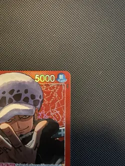 One Piece TCG The Azure Sea’s Seven Trafalgar Law ALT Art Leader OP14-001 - Image 2