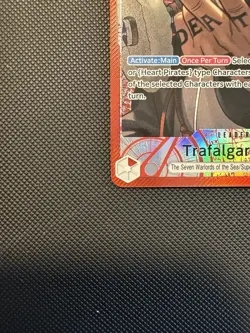 One Piece TCG The Azure Sea’s Seven Trafalgar Law ALT Art Leader OP14-001 - Image 4
