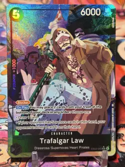 TRAFALGAR LAW - One Piece EB02-045 - AA Alt Art Super Rare SR - Anime 25th - Image 1